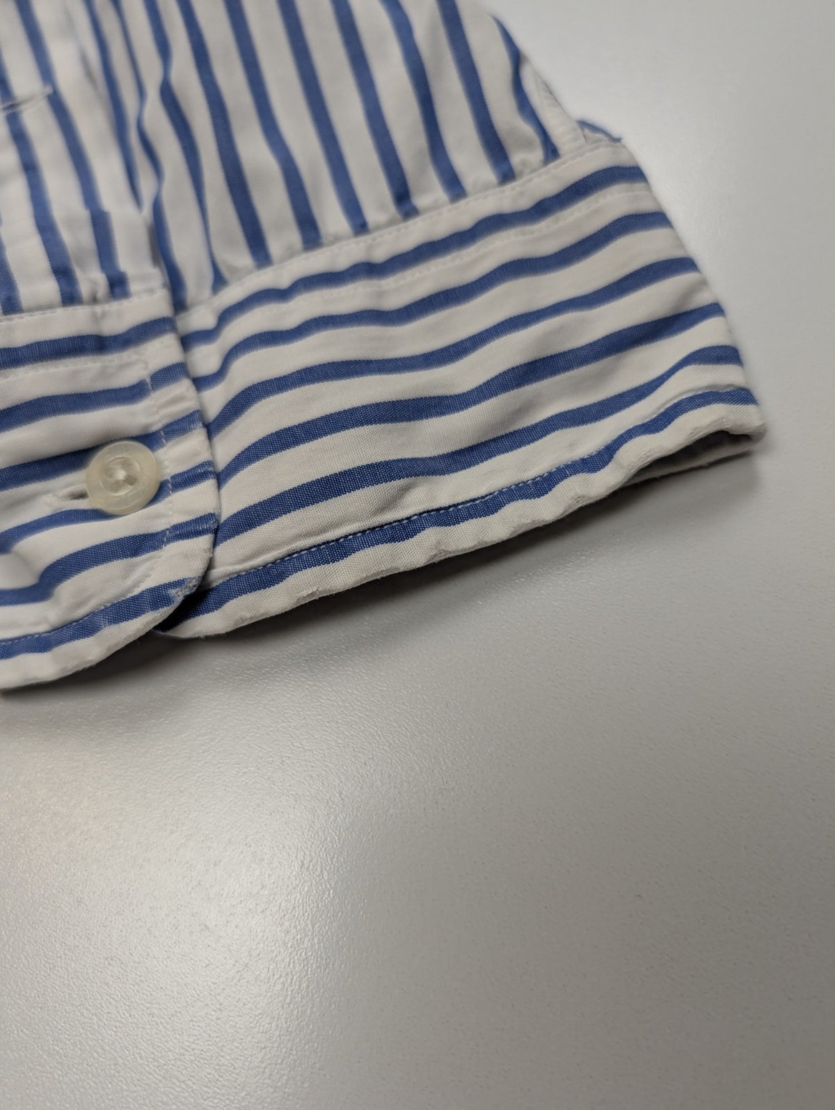 Chemise Ralph Lauren Golf Tilden XXL 3XL Rayures Bleues Shirt Button Down
