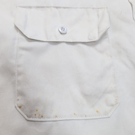 Chemise DICKIES Homme 2XL Blanche Unie Manche Courte 2 Poches