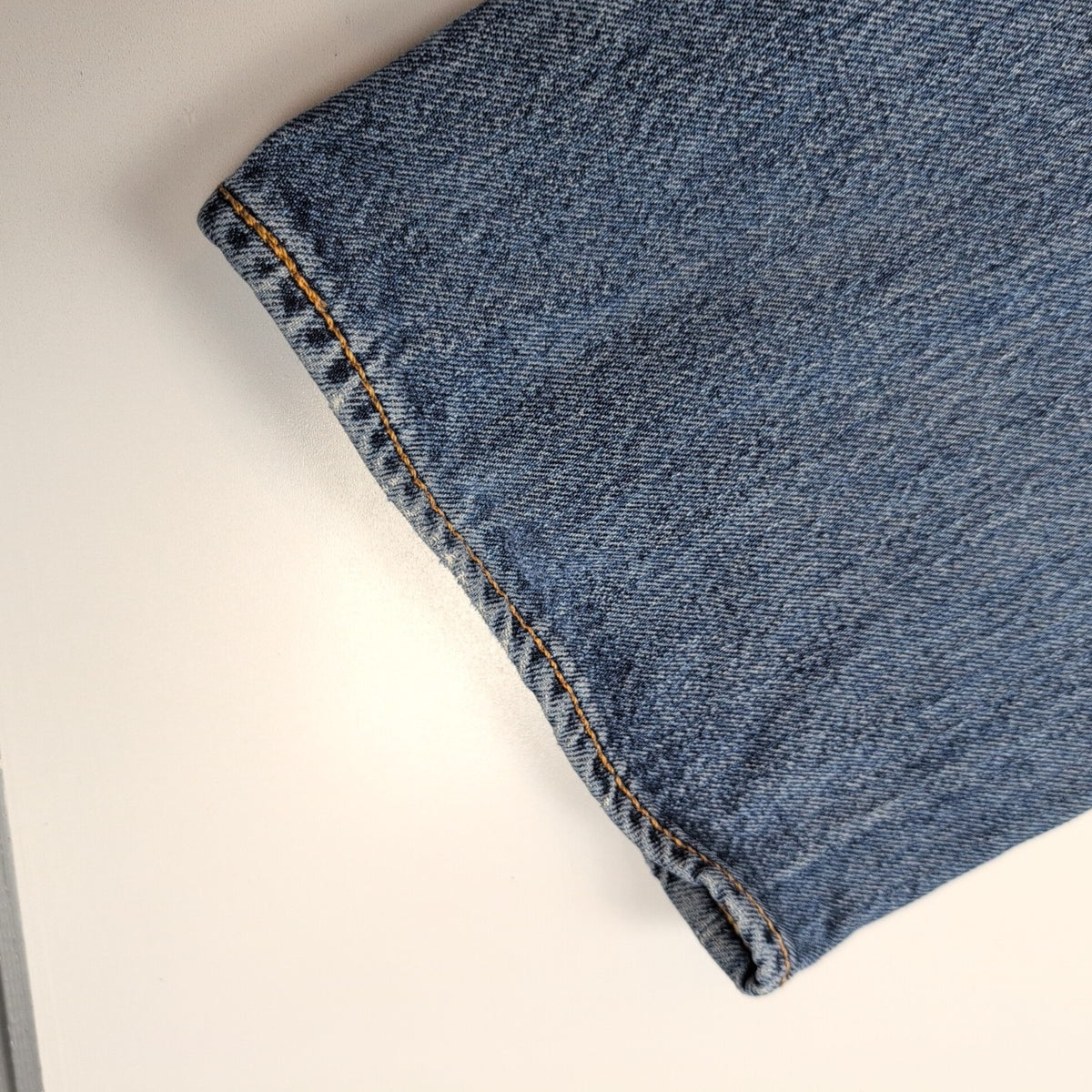 Levi’s 501 Jean Homme W33 L34 Bleu Grunge Vintage Pantalon Bouton