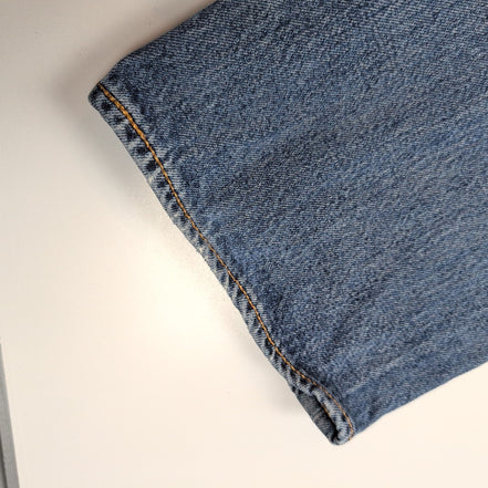 Levi’s 501 Jean Homme W33 L34 Bleu Grunge Vintage Pantalon Bouton