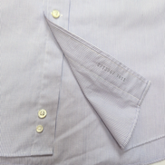 Chemise Stafford Taille XL Bleue Rayures Performance Pinpoint Coton Polyster