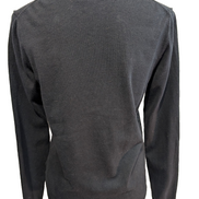 Pull Fin Tommy Hilfiger Heritage Femme Col V Noir Coton Pima Taille M