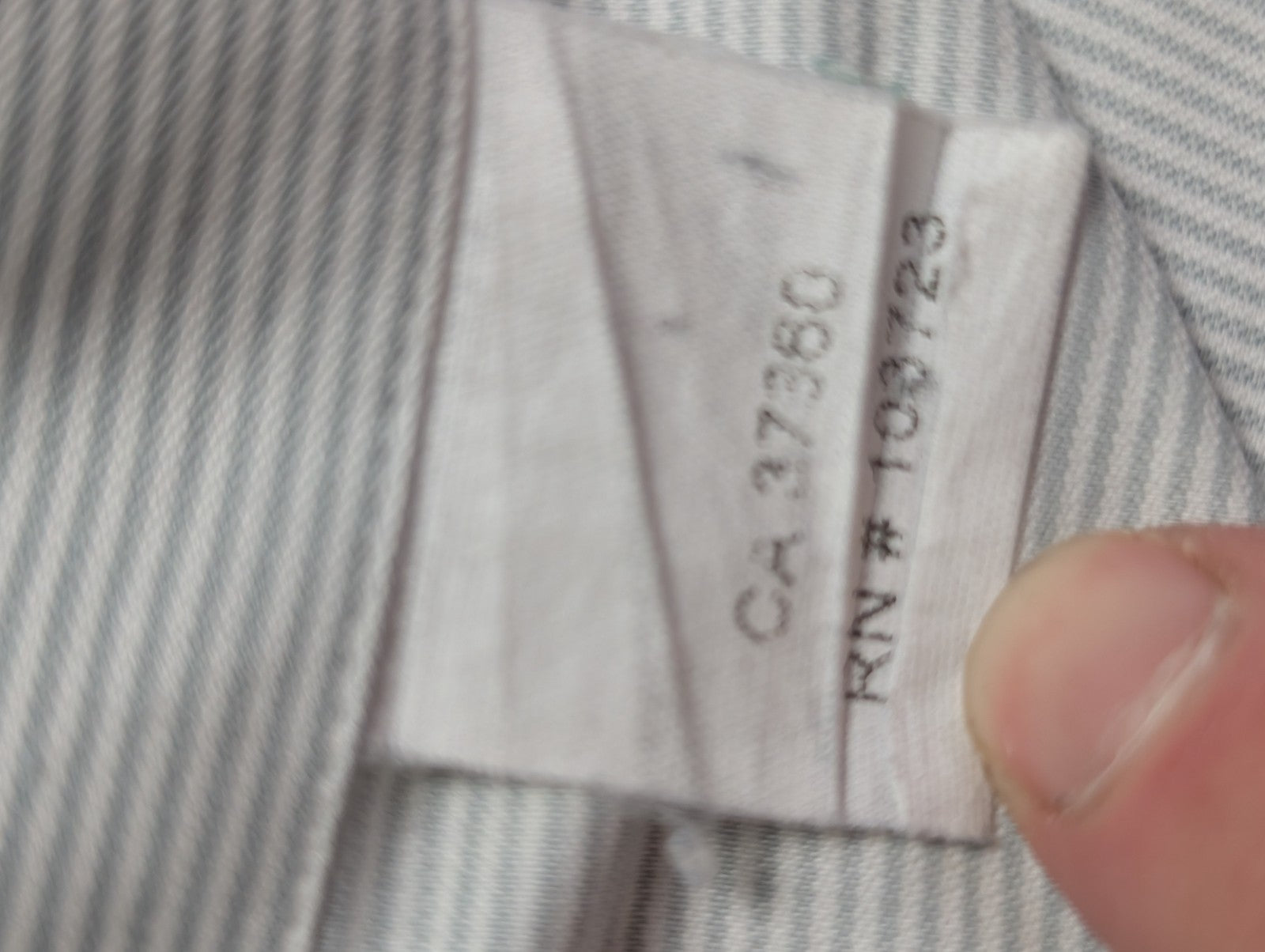 Chemise Emporio Armani à rayures taille L/XL #247msch