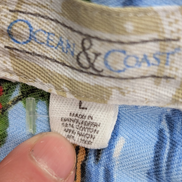 Chemise hawaïenne viscose et coton Ocean & Coast manches courtes taille L