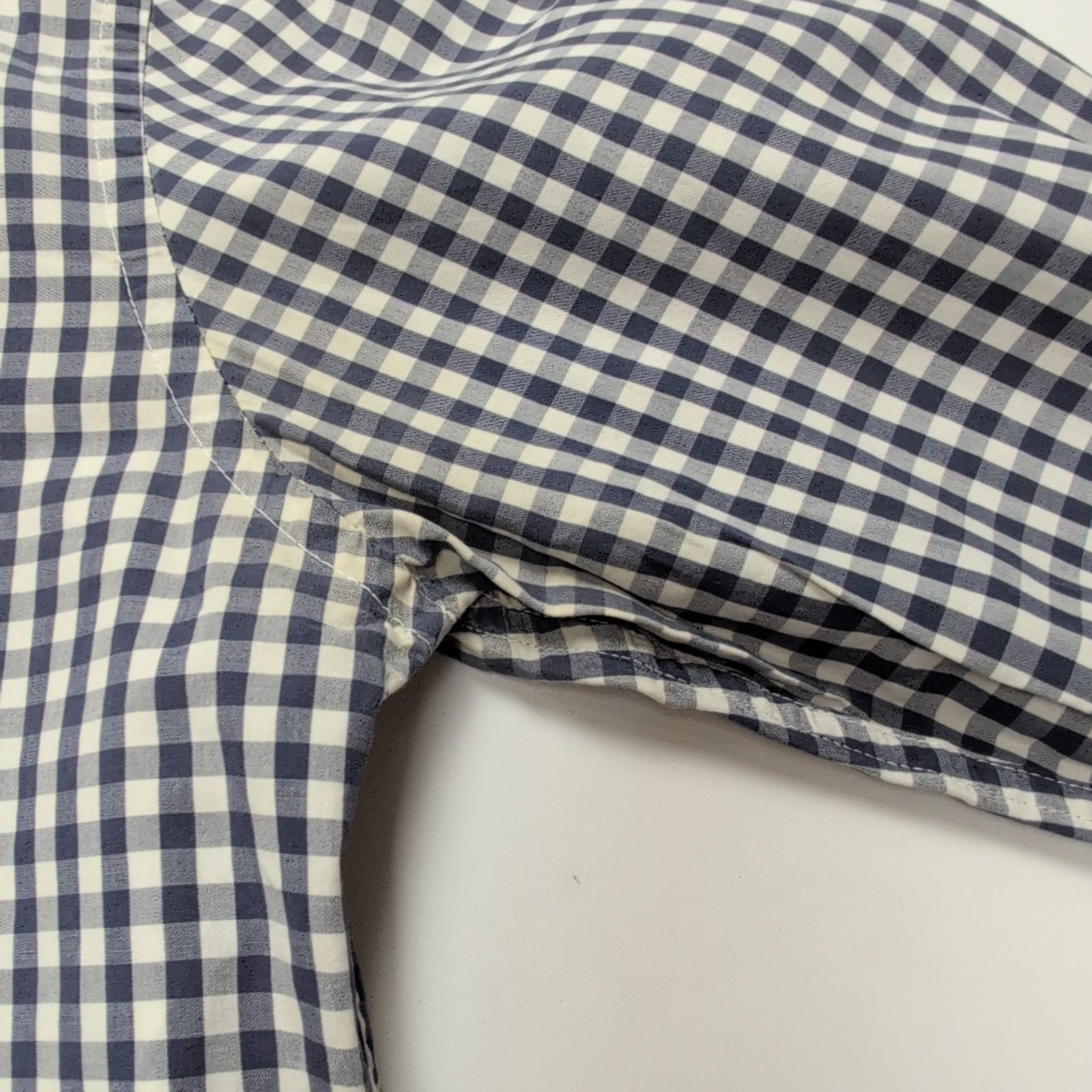 Chemise Tommy Hilfiger à Petits Carreaux Bleu et Blanc - Taille M