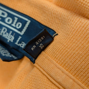 Polo manches courtes Polo Ralph Lauren XL orange pêche logo bleu coton