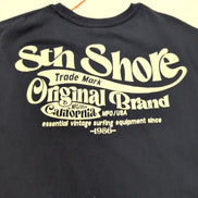 T-shirt STH Shore XL Bleu Marine Logo Surf California 100% Coton Neuf