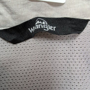 Chemise Wrangler Manche Courte Crème Nylon Taille L Deux Poches