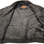 Blouson cuir marron Weekends vintage taille S #5c
