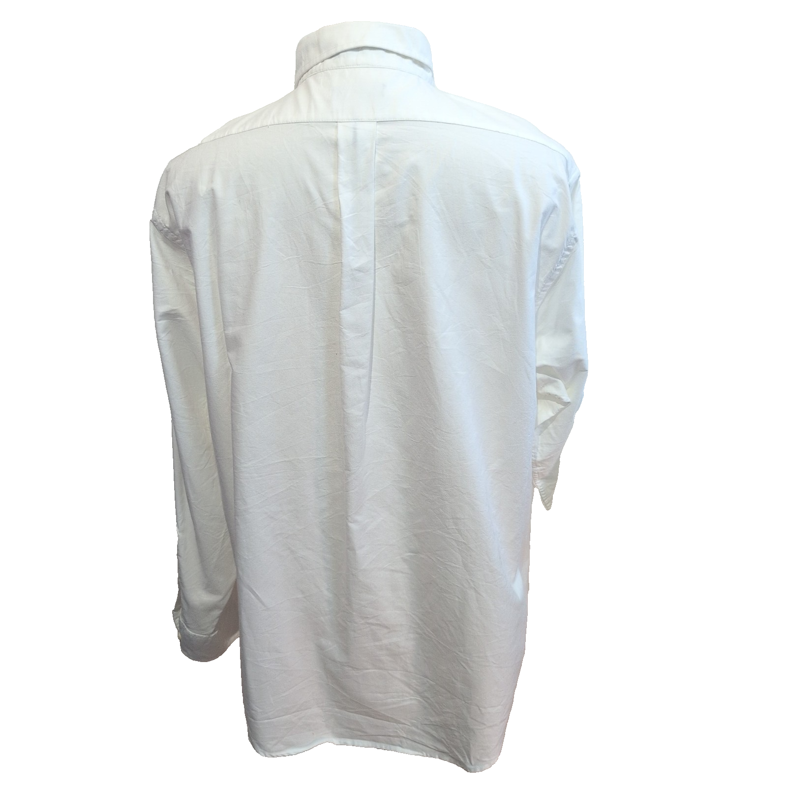 Chemise CHAPS Homme XL/XXL Blanche Manches Longues Matière Oxford