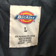 Chemise Dickies noire unie manches courtes taille L  brodée homme