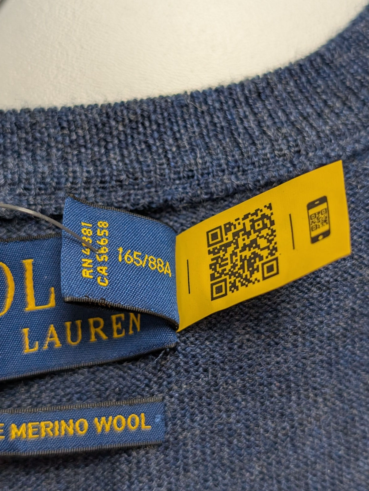 Pull Polo Ralph Lauren Neuf avec Étiquette - 100% Laine Mérinos - Taille XS