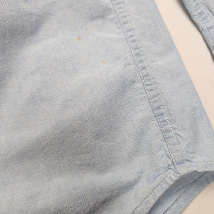 Chemise Jean NASCAR Café Authentic Bleu Clair Vintage Taille M