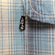 Chemise Levi's bleu ciel vintage robuste Red Tab noir Taille M (taille grand)