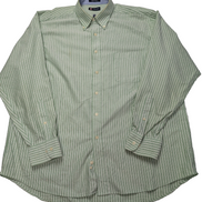 Chemise Chaps verte à rayures taille XXL #234msch
