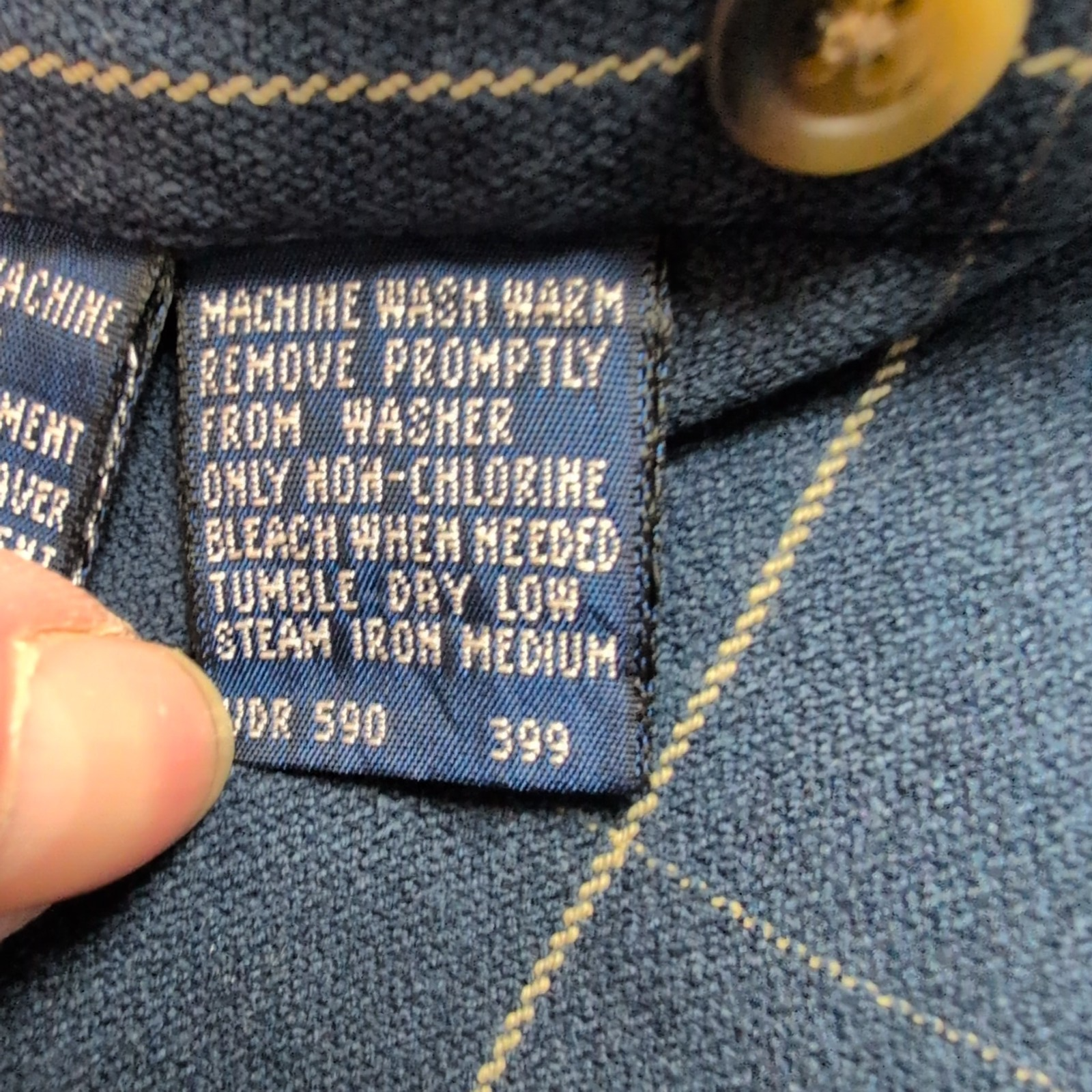 Chemise Nautica Manches Courtes à carreaux Bleu Marine - Taille L / XL