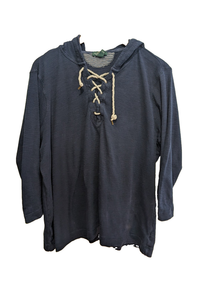 Sweat à capuche femme LRL Lauren Ralph Lauren Jeans Co bleu marine XL