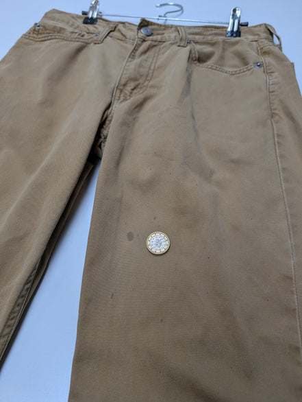 Pantalon Chino Levi's 514 W30 L32 Marron Clair Homme Coupe Jean Straight 👖🪵✨