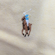 Chemise Shirt Ralph Lauren Jaune Vintage Button Down Manches Courtes L