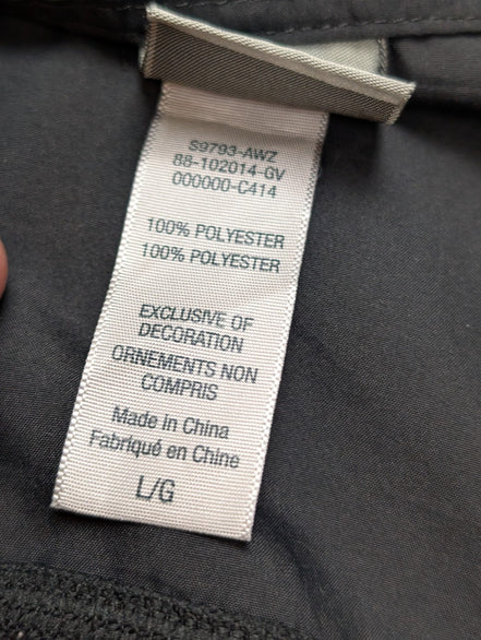 Veste Running homme CHAMPION Noir à Capuche Passe-Pouce - Taille L
