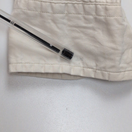 Chemise Pendleton L Blanc Cassé Coton Logo Brodé Une Poche Rare