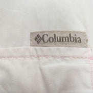 Chemise COLUMBIA Homme XXL Blanche Rose Pâle Manches Courtes Technique
