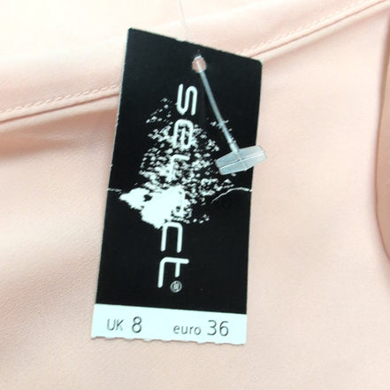 Haut Court Femme Select 36 Saumon Asymétrique Bretelle Manche Neuf