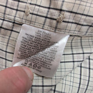 Chemise Pendleton XL Crème Carreaux 100% Coton Poche Homme