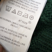 Pull POLO RALPH LAUREN Homme L Vert Torsadé Cable Knit Cotton Excellent État