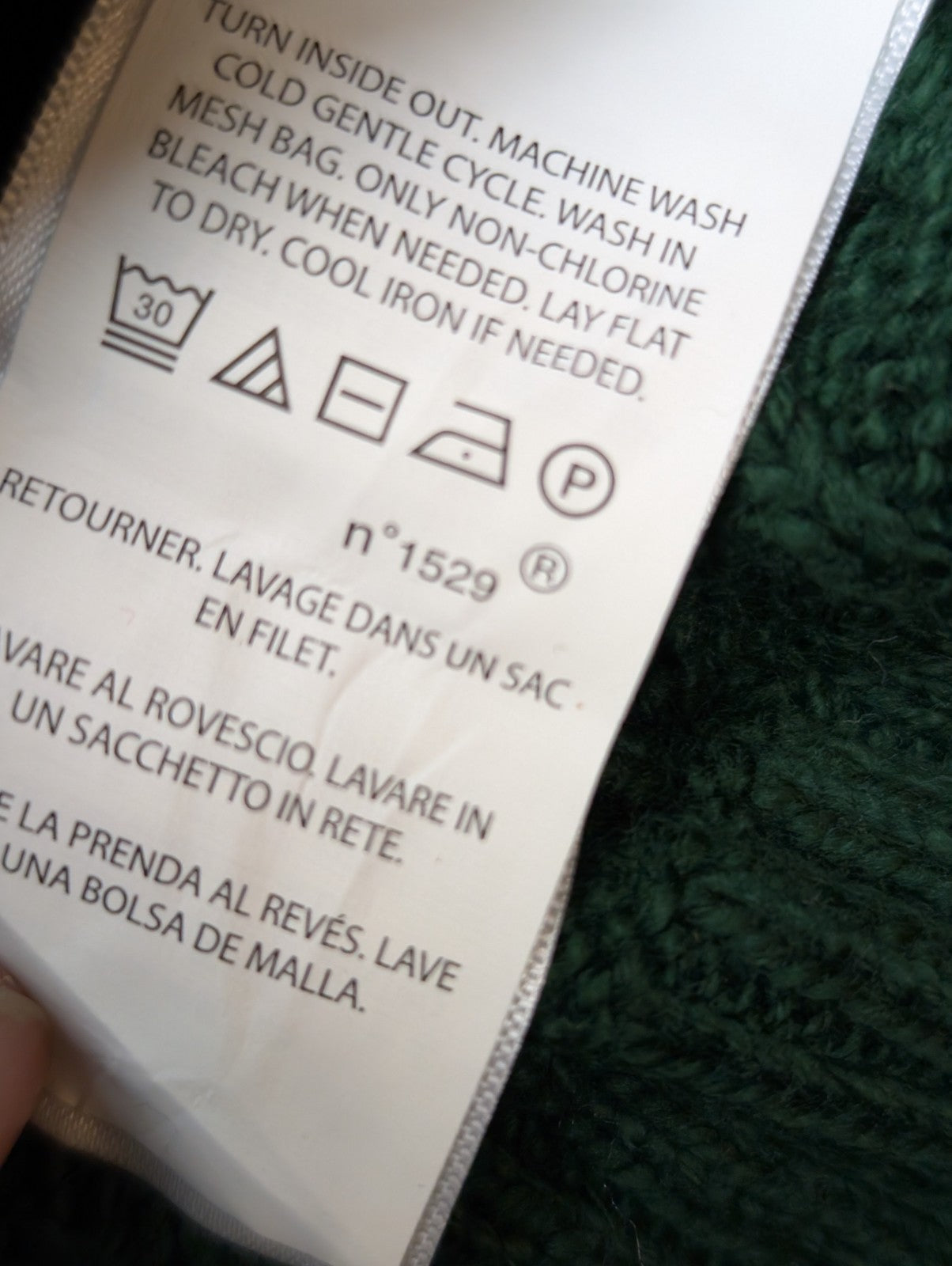 Pull POLO RALPH LAUREN Homme L Vert Torsadé Cable Knit Cotton Excellent État