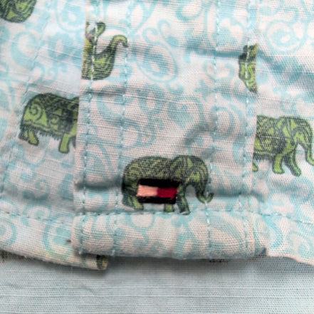 Chemise Tommy Hilfiger Slim Fit Bleue Motifs Éléphants - Taille S