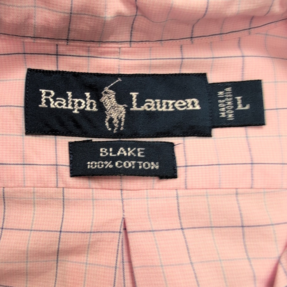 Chemise Ralph Lauren Blake L Rose Carreaux Manches Courtes