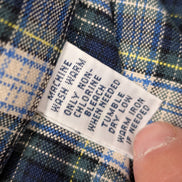 Chemise Ralph Lauren verte et marine à carreaux taille XXL logo vert #2567