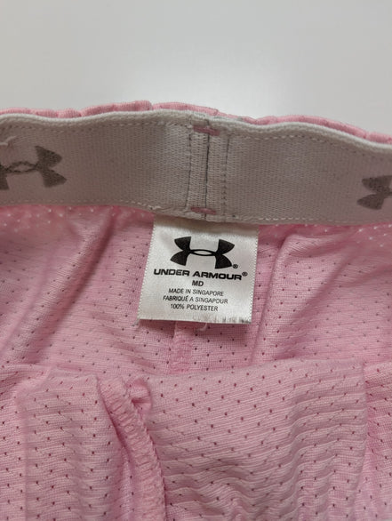 Short Under Armour Textile Perforé Rose - Femme Taille M