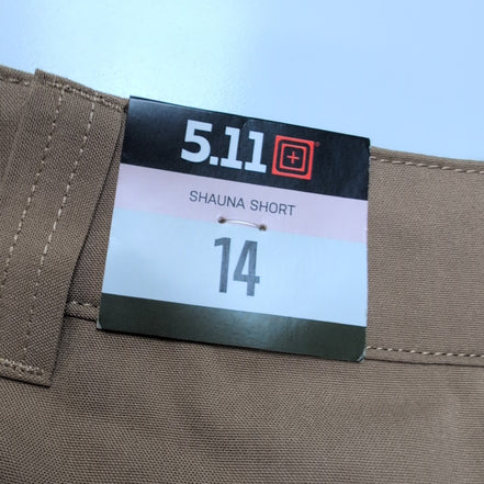 Short Femme 5.11 Tactical Teflon Stretch Marron Taille 46 Neuf 6 Poches