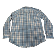 Chemise L.L Bean bleue à carreaux taille L #124e