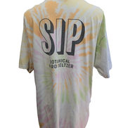 Vintage Tie-Dye T-Shirt XXL River Wear SIP Seltzer Graphic Tee Top Coton |112T