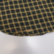 Chemise LEVI'S Flanelle à Carreaux Jaune et Noir Manches Longues - Taille L