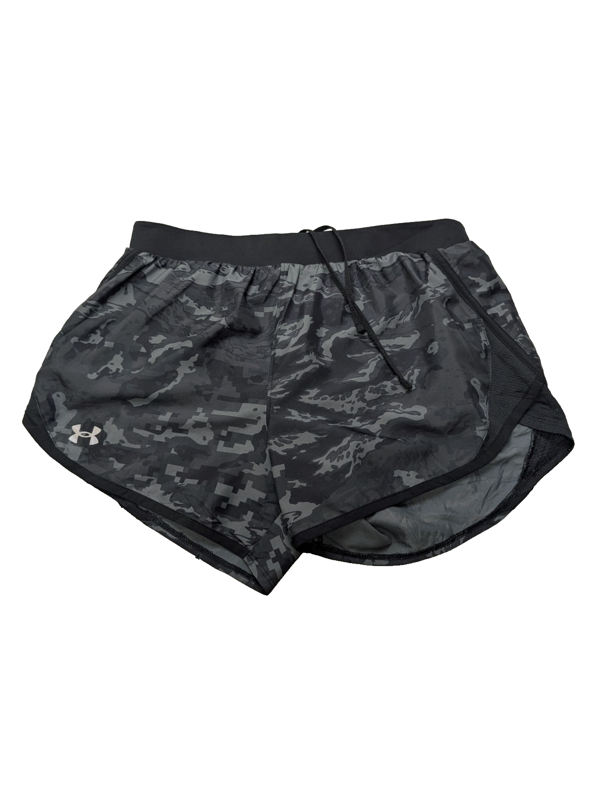 Short Under Armour HeatGear Camouflage Kaki & Noir - Femme Taille S