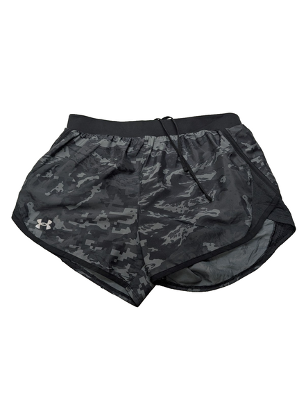 Short Under Armour HeatGear Camouflage Kaki & Noir - Femme Taille S