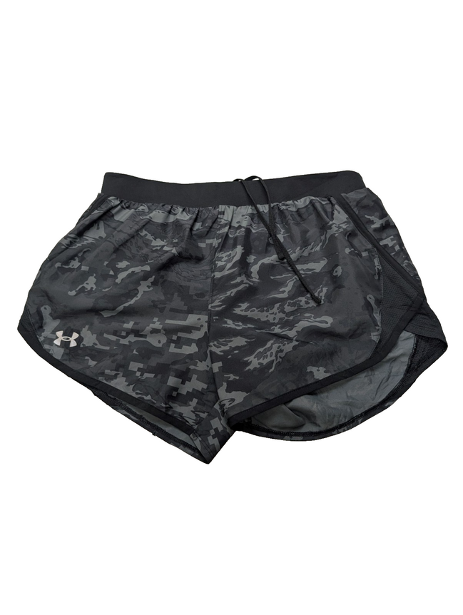 Short Under Armour HeatGear Camouflage Kaki & Noir - Femme Taille S