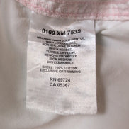 Chemise COLUMBIA Homme XXL Blanche Rose Pâle Manches Courtes Technique