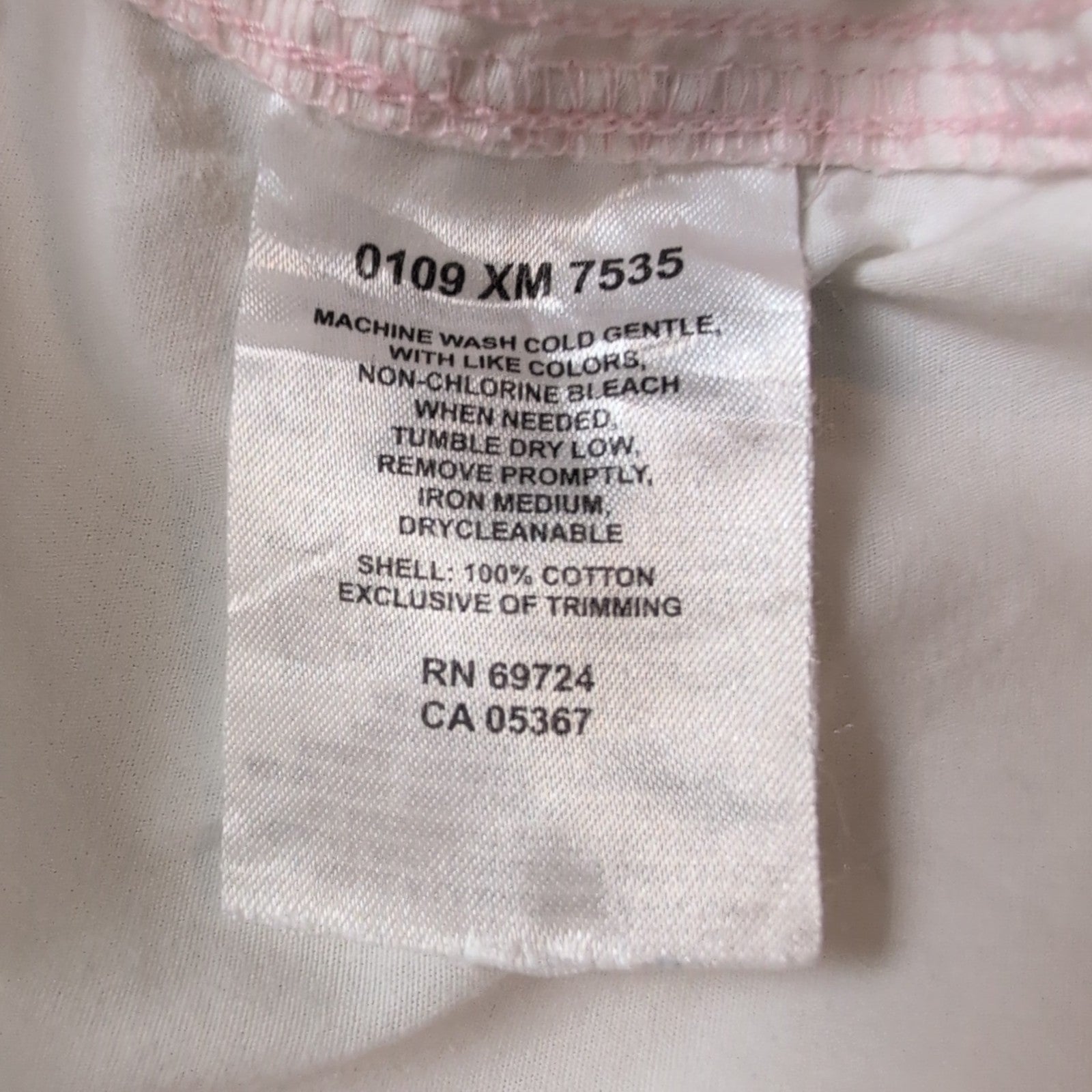 Chemise COLUMBIA Homme XXL Blanche Rose Pâle Manches Courtes Technique
