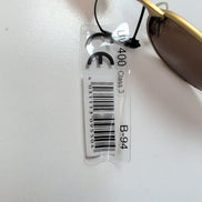 Lunettes de soleil Y2K Ovales Effet Doré et Finition Bois