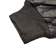 Blouson cuir marron Weekends vintage taille S #5c