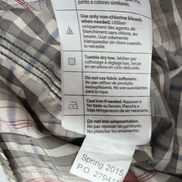 Chemise Carhartt Force 2XL Gris Rouge Carreaux Coton Nylon Manches Courtes