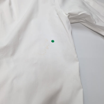 Chemise Ralph Lauren XL Blanche Coton Logo Blanc Ton sur Ton Classique