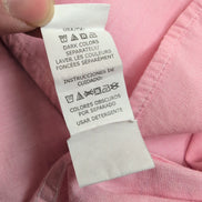 Chemise CHAPS Homme L Rose Pâle Unie Manche Courte Poche