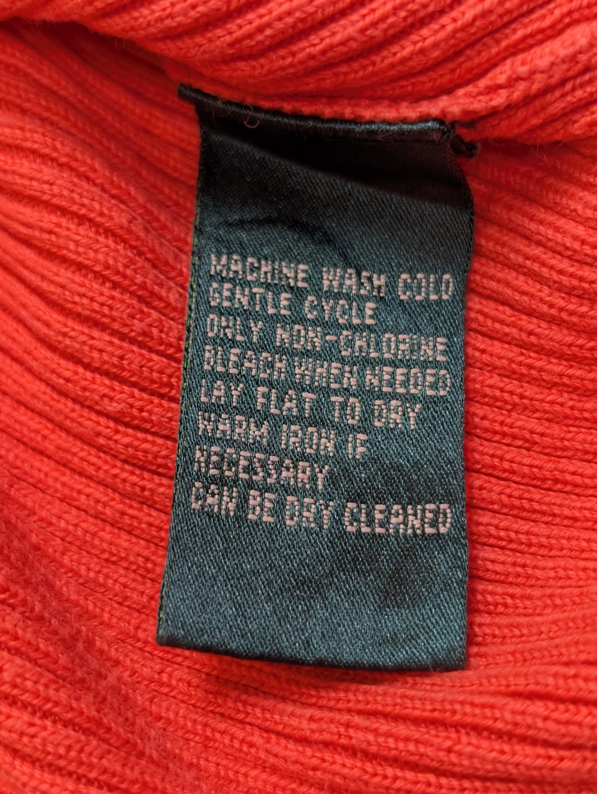 Cardigan LAUREN Ralph Lauren femme M orange corail coton col V boutonné
