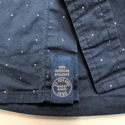 Chemise U.S. Polo Assn Slim Fit Stretch Bleu Marine Pois Taille M manches courte